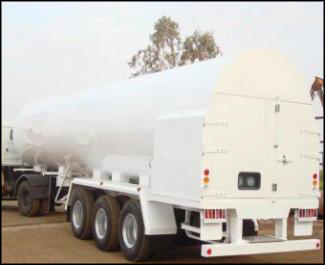 Carbon Dioxide Gas (Co2) Transport Tanks