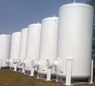 Liquid Oxygen, Liquid Nitrogen, Liquid Argon Storage Tanks